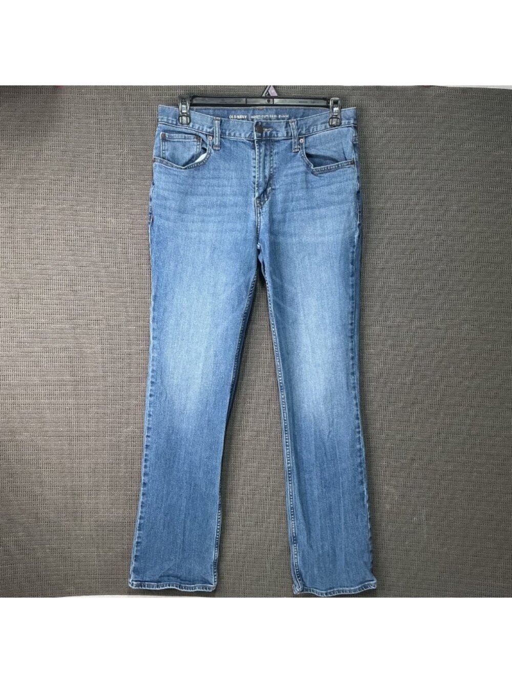 Old Navy Mens Boot-Cut Jeans 32x34 Medium Wash Denim With Stretch